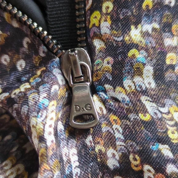 Dolce & Gabanna Midi  Sheath Dress EU 46/US M Acetate Sequin Print Silk - Picture 4 of 17